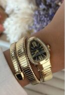 Montre bracelet serpend à quartz tendance